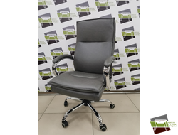 Кресло M-701 Куба/Cuba хром S-0422 (ТЕМНО-СЕРЫЙ) UTFC