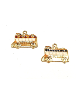 Подвеска с эмалью, автобус