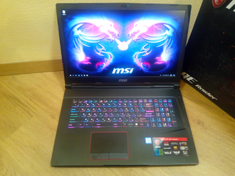 MSI GE73VR 7RF-061RU RAIDER ( 17.3 FHD 120Hz i7-7700HQ GTX1070(8Gb) 16Gb 1Tb + 256SSD )