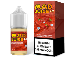 MAD JUICE 2.0. SALT (STRONG) 30ml - ЛЕДЯНАЯ КЛУБНИКА И ЗЕМЛЯНИКА