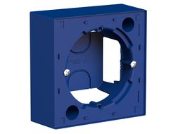 Коробка наружнего монтажа 1 пост, аквамарин, серия AtlasDesign