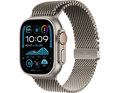 Apple Watch Ultra 2 (2024) 49mm Titanium Case with Natural Titanium Milanese Loop