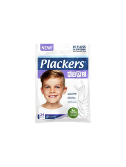 Флоссер Plackers Kids с запатентованной нитью Tuffloss, Plackers, 24 шт.