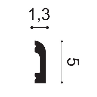 Молдинг SX182 CASCADE - 5*1,3*200см