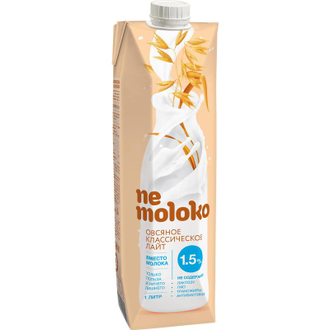 Напиток овсяный Nemoloko с кальцием и витаминами 1.5% 1 л