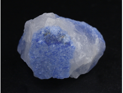 Дюмортьерит в кварце, Бразилия (30*23*16 мм, 18 г) №27206