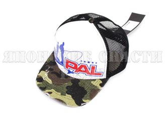 Бейсболка PAL Cap PC-1602 Camo Beak, Black Mesh (черная сетка-камуфлированный козырек)