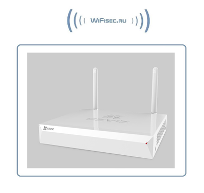 EZVIZ VAULT LIVE 8CH 8-ми канальный Wi-Fi регистратор с функцией Wi-Fi роутера (2,4Ггц) с отсеком для ЖД 3,5 (до 6 Тб)