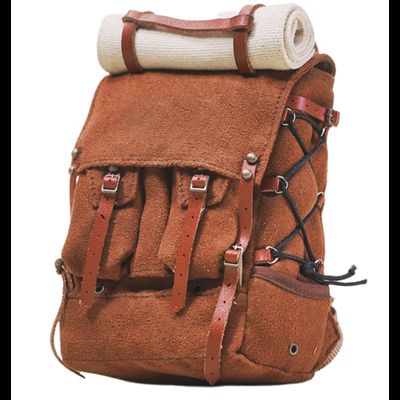 Рюкзак с аксессуарами для кемпинга (для коллекционных фигур 30 см) масштаб 1/6  Frost River Style Canvas Camping backpack (i-b001A) - i-bag