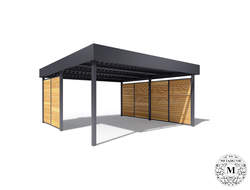 Навесы с плоской крышей