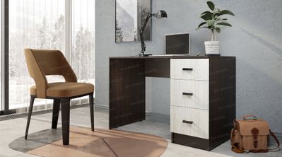 ЛДСП Стол письменный СТАНДАРТ Дуб Венге-Сосна Лоредо