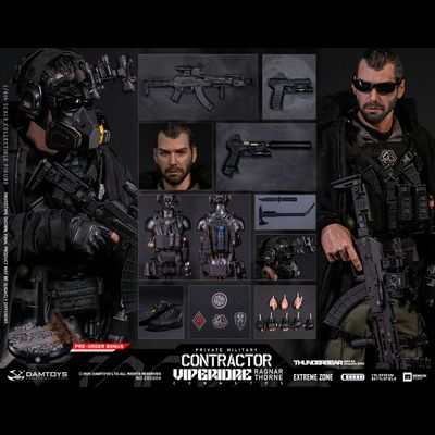 ПРЕДЗАКАЗ - Наемник Рагнар - Коллекционная ФИГУРА 1/6 Extreme Zone Military Contractor VIPERIDAE CERASTES Ragnar Thorne (EBS004) - DAMTOYS ?ЦЕНА: 34900 РУБ.?