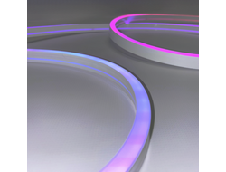 Неон S-образный RGB 24В, 10x18 мм, белый корпус