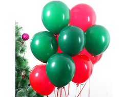 Гелиевые шары Красные/Зеленые