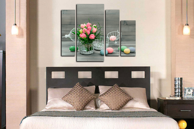 Модульная картина "Запах пасхи"