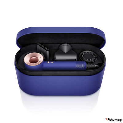 Фен Dyson Supersonic HD07 сине-розовый с подарочным боксом и расческами оригинал