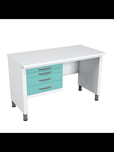 Стол врача металлический (высота 770 мм) СМЛ-4.0