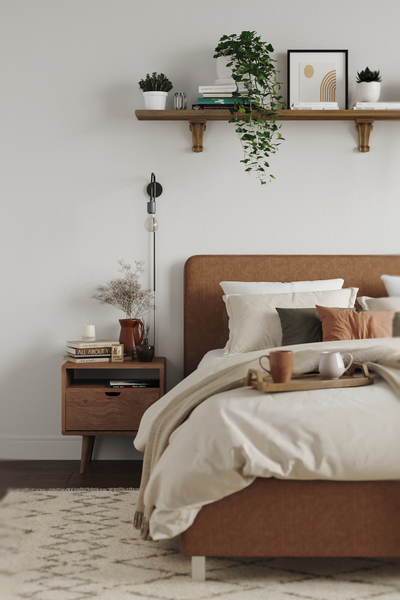 Кровать односпальная, двуспальная, MyCloud Мелисса с подъемным механизмом, бельевым ящиком, мягкое изголовье, ножки под робот пылесос