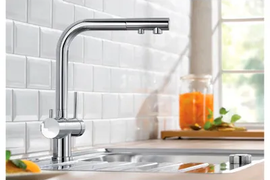 Установка комбинированного смесителя