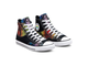 Кеды Converse Chuck Taylor All Star Pride Радуга черные высокие