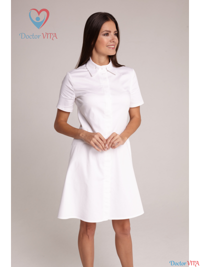 ПЛАТЬЕ медицинское Dr.Super "Merry" белое