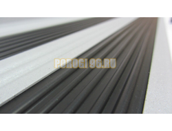 Пороги подножки "Luxe Silver" 1450 мм для Chevrolet NIVA 2002-