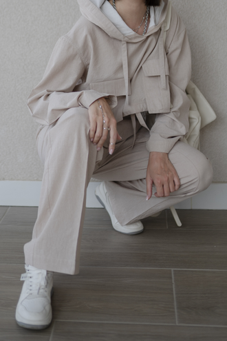 Спортивный костюм из вареного хлопка