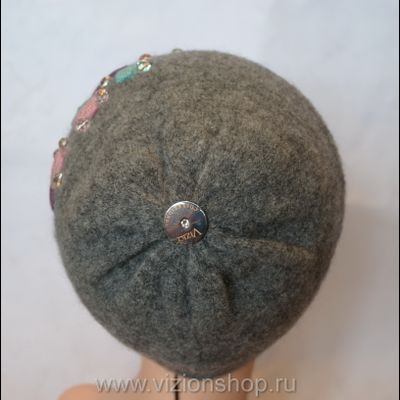 Зимняя шапка женская Vizio Италия 5175 серая