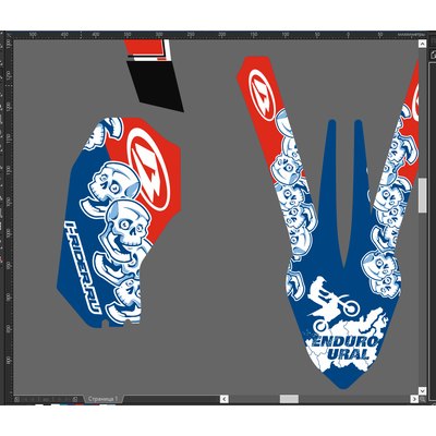 Наклейки на мотоцикл Beta RR 2020-2022 #1976