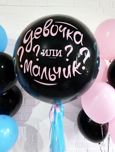 Воздушный шар для Гендер Пати из сета "Мальчик или Девочка"