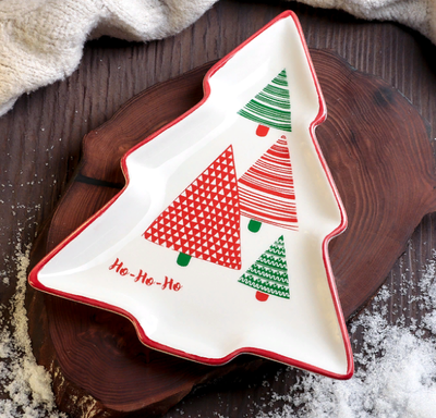 Блюдо «Ёлочка» в подарочной коробке, 23×22×2,2 см