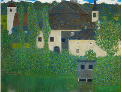 Купить греющую картину с фото репродукции Густава Климта Дворец Каммер на Аттерзе I