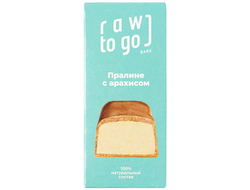 Батончик "Пралине с арахисом", 45гр (RawToGo)