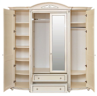 Шкаф для одежды «Валенсия 4» П254.11