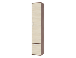 ЛДСП Прихожая НИКА ШБ400 Шкаф бельевой Ясень Шимо темный-светлый