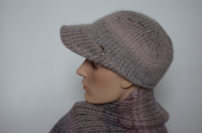 Зимняя бейсболка и шарф Vizio Италия фото