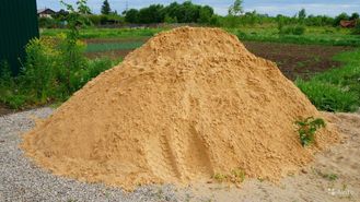 Строительный песок  10 тонн с доставкой
