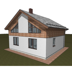 Двухэтажный дом с тремя спальнями 142м² (S92)