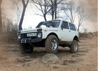 Бампер силовой передний ZST-ФХ 210 (Фишхантер) сварной 4мм под лебёдку