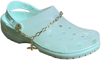 Crocs Classic Translucent Clog Charms Mint Мятные