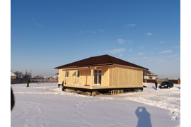 Одноэтажный дом из SIP-панелей [80м²]. (Саратовская область)