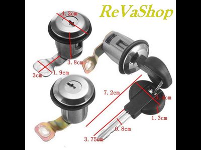 Комплект личинок замка двери Ситроен Берлинго Пежо Партнер (модификация 1)