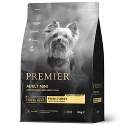 PREMIER (Премьер) сухой корм для собак мини - пород, Индейка 3 кг
