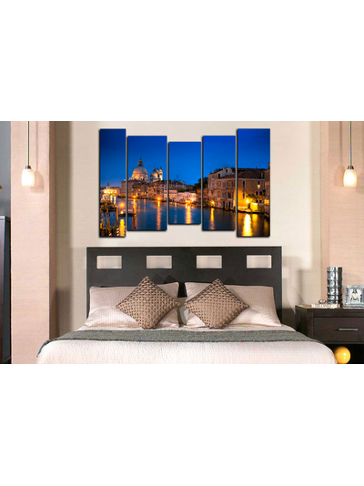 Модульная картина &quot;Красивый город на воде&quot;