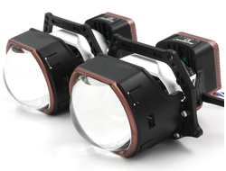 Билед модули Aozoom X7 2025 (прямоугольные) 3.0 дюйма, 2 чипа, 5500K, 12V, 55W/63W крепление 3R (комплект, 2шт)