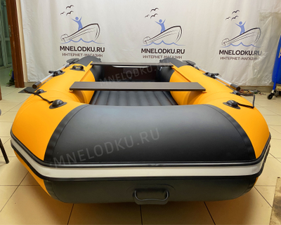 Моторная лодка Таймень NX 3600 НДНД PRO MAX оранжевый/черный нос