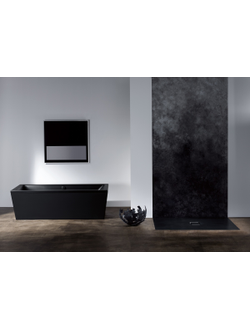Стальная ванна черная Kaldewei CONODUO 180x80x44,5 mod.733, цвет lava black matt