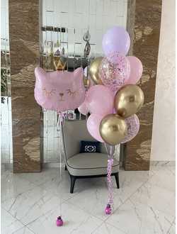 Набор Шары с кошечкой