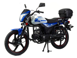 Мопед Альфа RS LUX 11 (LM48-B) синий (А)