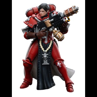 Сестра Битвы Ордена Кровавой Розы Игнатия (Warhammer 40k) - КОЛЛЕКЦИОННАЯ ФИГУРКА 1/18 Adepta Sororitas Battle Sisters Order of the Bloody Rose Sister Ignacia (JT4539) - JOYTOY